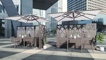 CONNECT - Galvanized steel garden partition by RD Italia - view 3